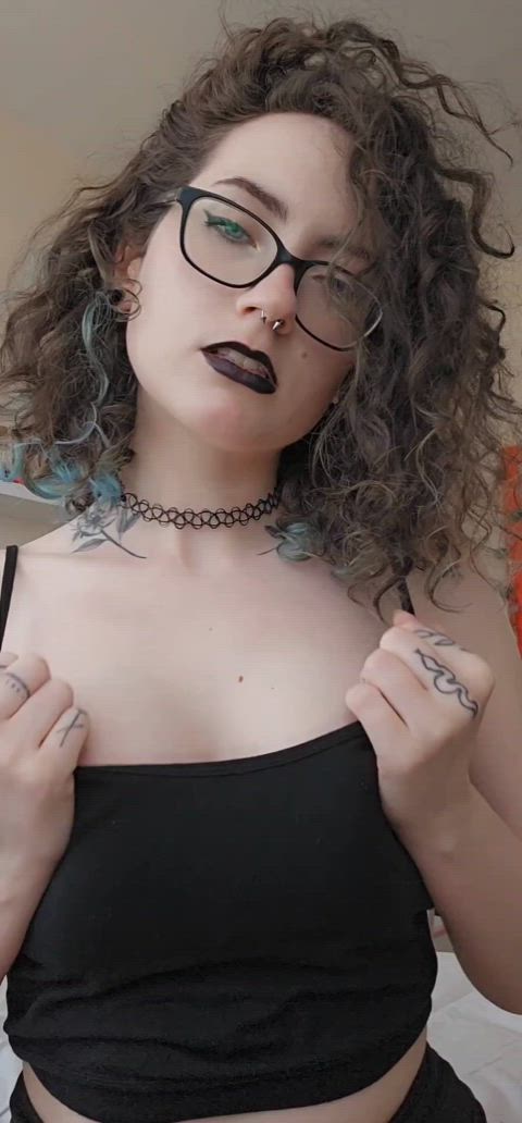 medium titty goth girlfriend