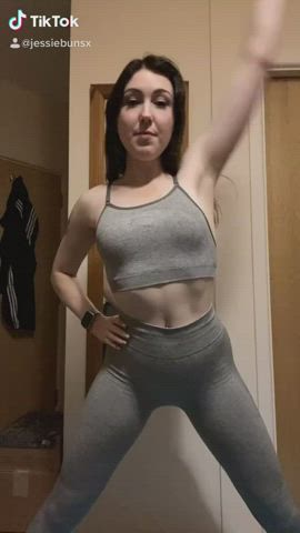 sex strip tiktok workout clip