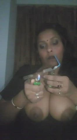 Forced Indian Malaysian Mom Prostitute Slave Smoking clip