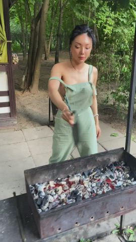 Can I be the Asian girl next door who cooks the barbecue?