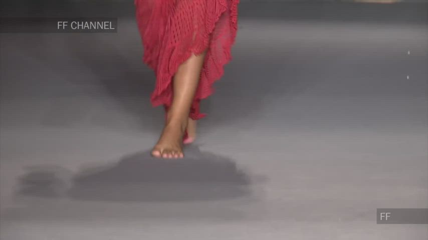 See-thru clothes on the runway
