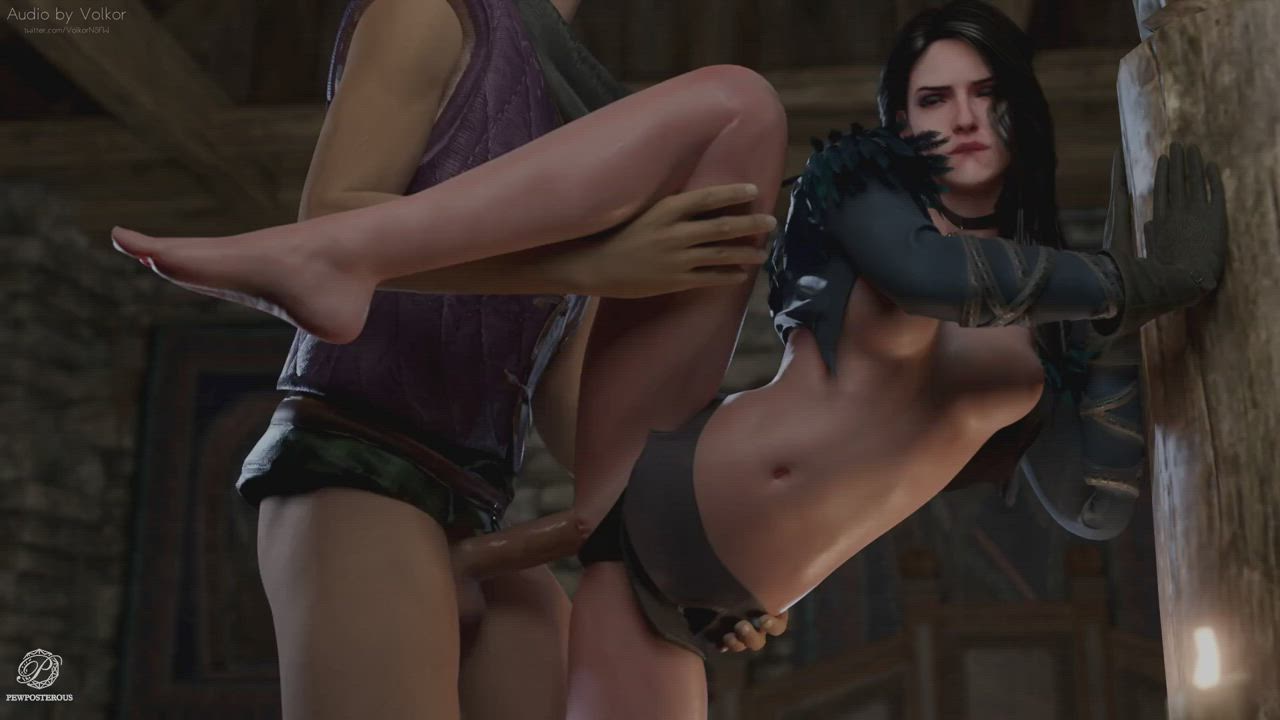 Yennefer getting fucked (Pewposterous, Volkor)