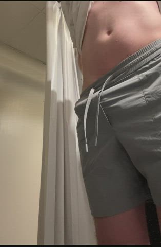 Left the shower curtain open at the gym today hoping someone would peek in. Full