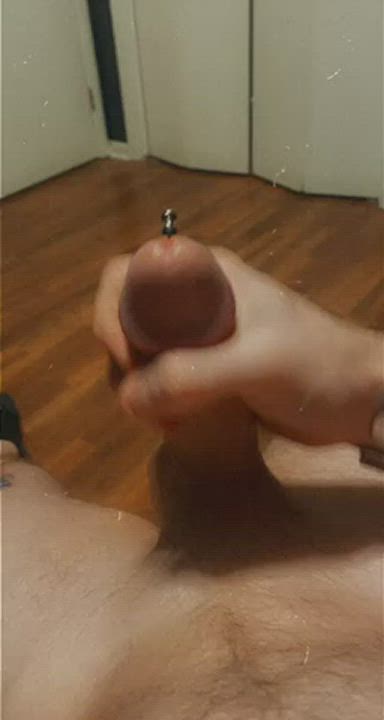 Cumshot Penis Pierced clip