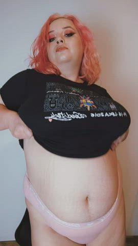 amateur bbw belly button european ssbbw titty drop white girl clip