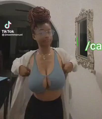 big tits busty ebony clip