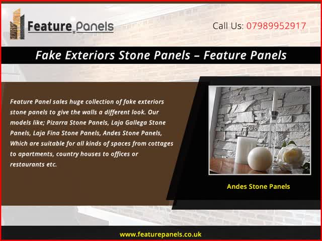 Best Fake Exteriors Stone Panels - Feature Panels, UK
