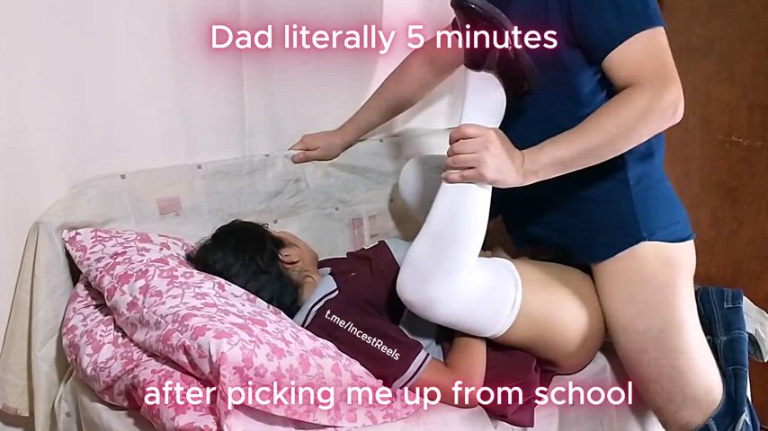 breeding dad daddy daughter family schoolgirl clip