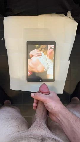 amateur big dick big tits cumshot clip