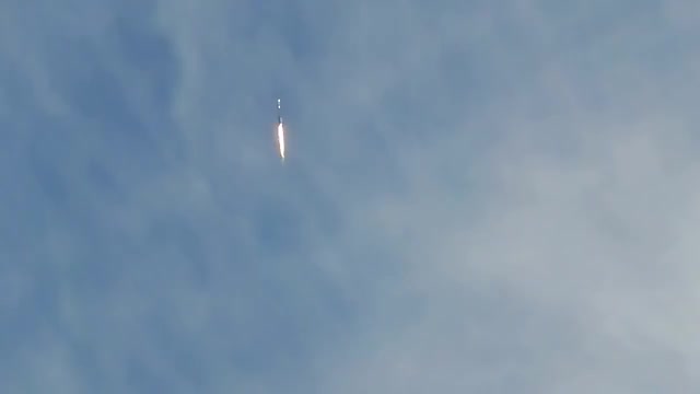 This happens when a rocket exceeds the speed of sound while at the same time passing