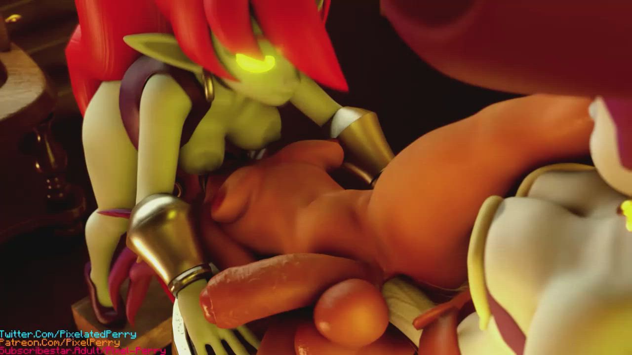 futanari Shantae threesome (pixelperry)