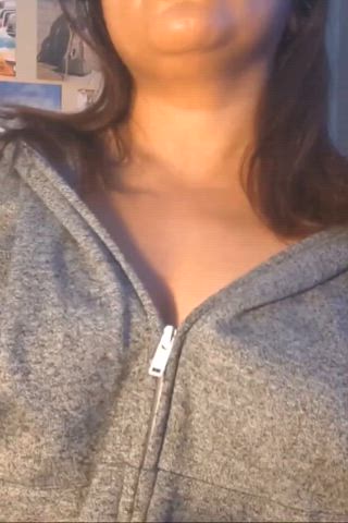 amateur brunette indian milf nsfw natural tits nipples nudity onlyfans titty drop