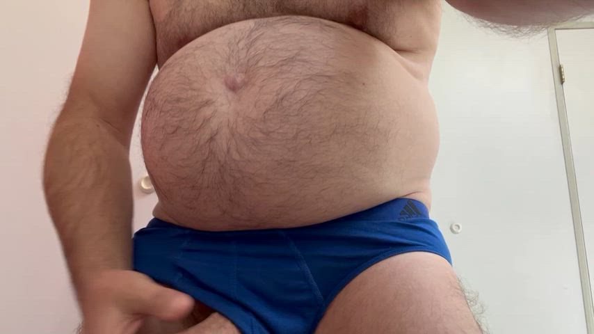 bwc bear big dick body chubby fetish food fetish gay belly edging massive-cock clip