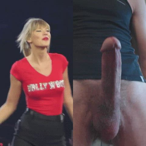 BabeCock Bisexual Celebrity Cum Taylor Swift clip