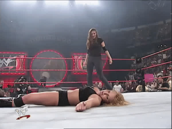 Stephanie McMahon Trish Stratus Wrestling clip
