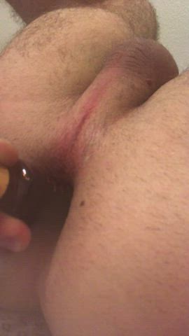 First time playing with my tight hole..
