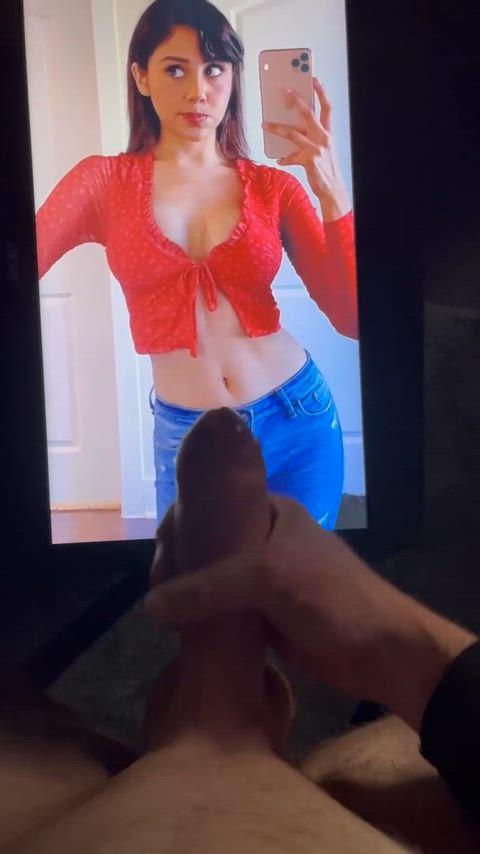 bwc big dick big tits brunette celebrity cock cum cumshot latina tribute clip