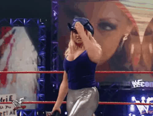 blonde canadian trish stratus clip