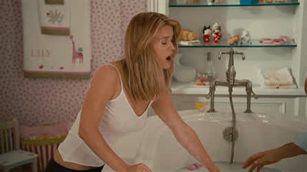 Alice Eve loves getting it sprayed all over her