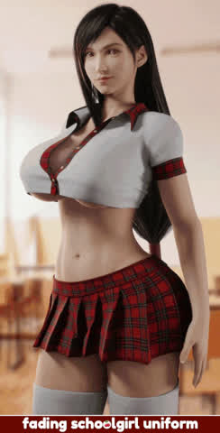 Big Tits Caption Funny Porn Hentai Schoolgirl Shaved Pussy Teen Tifa Lockhart Uniform
