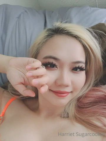 Asian Ass Spread Big Tits Blonde Booty Masturbating Tease clip