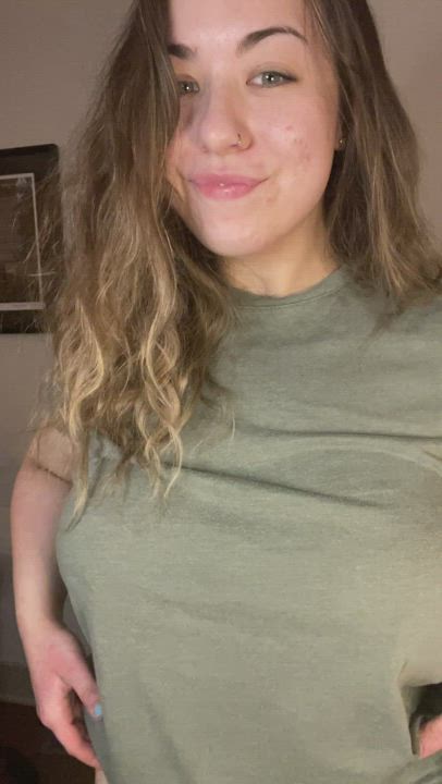[oc] me and my titties [drop]ping by to make sure you have a good day :)