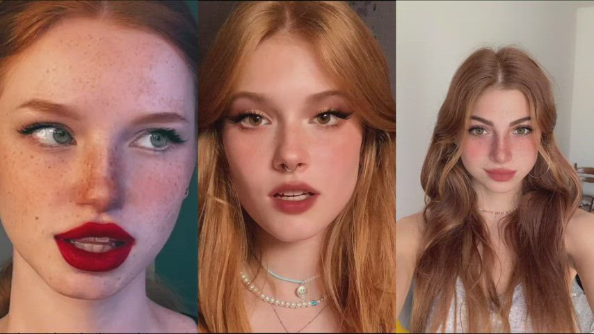BBC Freckles Interracial Lipstick Redhead Split Screen Porn clip