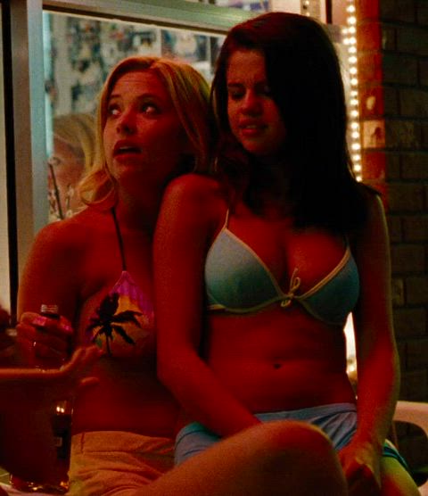 ashley benson bikini celebrity female selena gomez clip