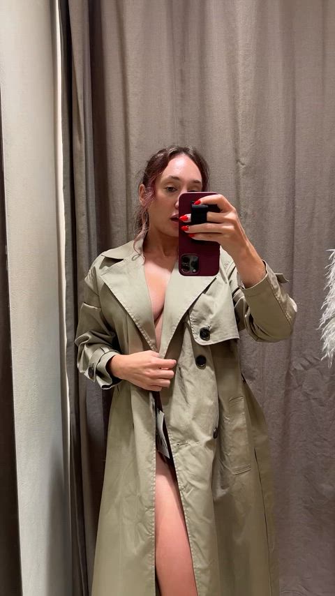 Every man deserves a surprise from a woman in nothing but a trench coat this fall