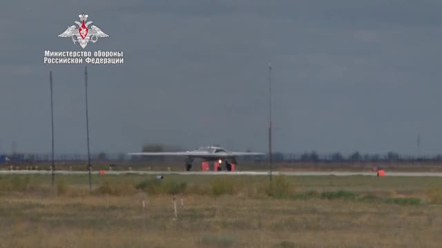 Okhotnik-B S-70 heavy UCAV first flight
