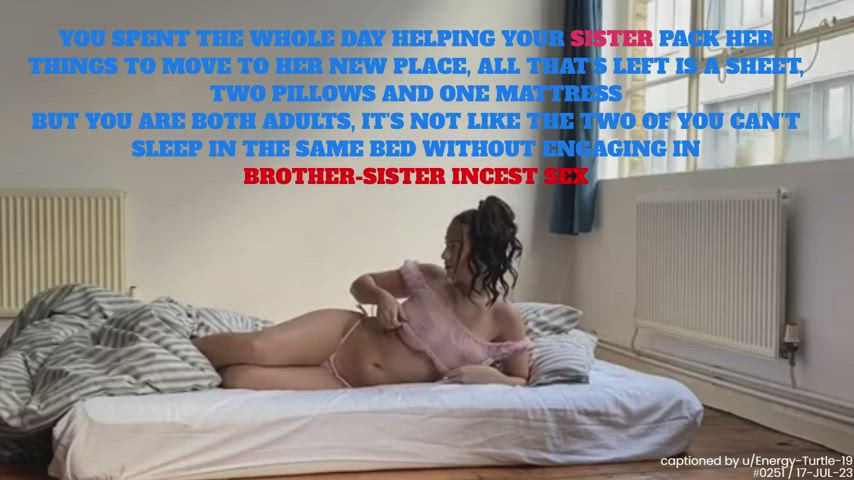 [B/S] One Bed = Brother-Sister Incest
