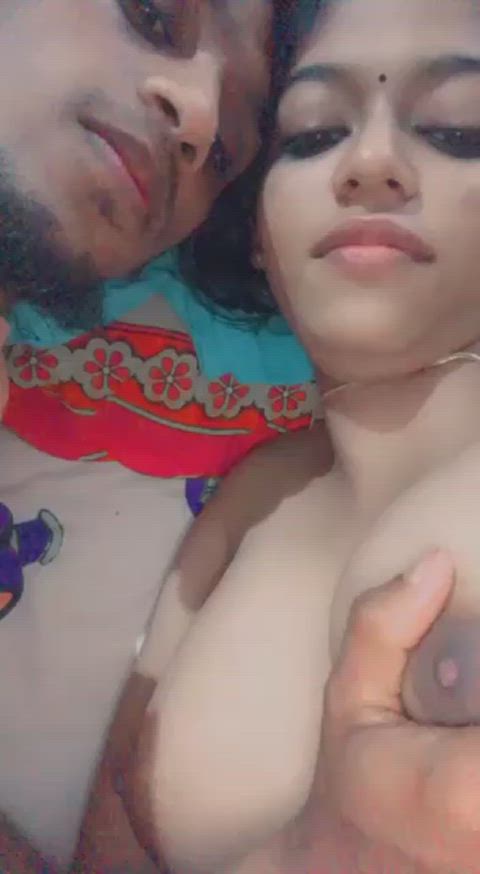 boobs couple desi grabbing indian nipple play sideboob squeezing teens tits clip
