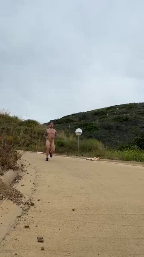 amateur ass big ass big dick cock nsfw nude outdoor softcore solo clip