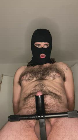 Do you want to see a hairy otter’s cock get milked by this device?