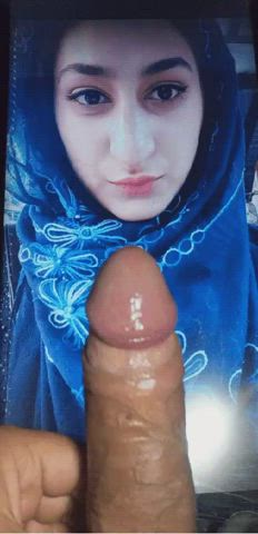 big dick cock cock worship foreskin hijab muslim tribute uncut clip