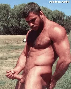 Horny muscle bear , Mike Dozer ...
