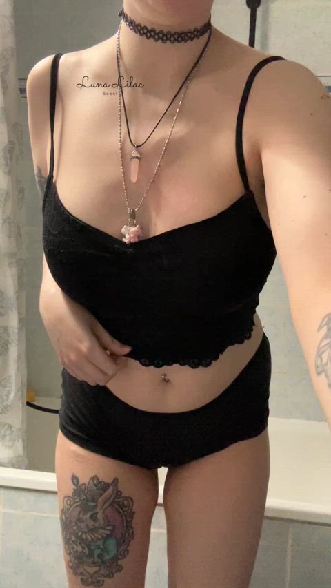 alt alternative amateur goth natural tits pierced piercing tattoo tattooed tease