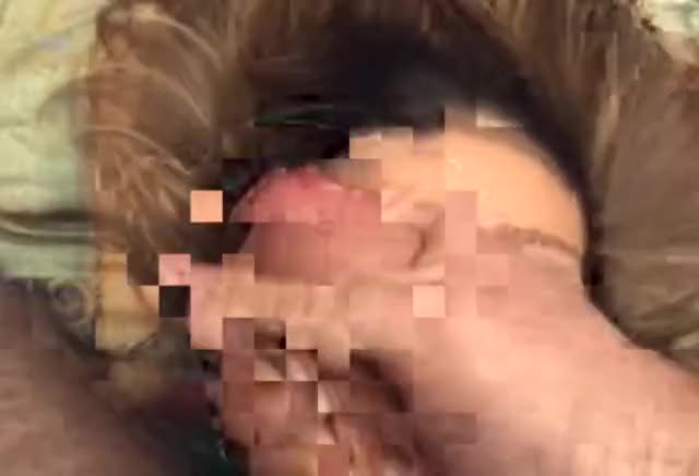 She gets cum all over her face Short and Sweet