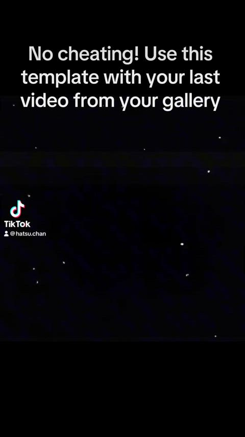 Use your last video with this template