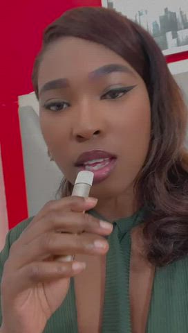 brunette ebony latina smoking clip