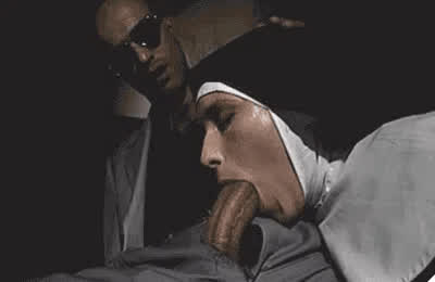 Blowjob Deepthroat Nun Vintage clip