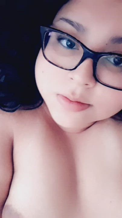 Don't you think I would look so cute with your cum all over my face and tits?