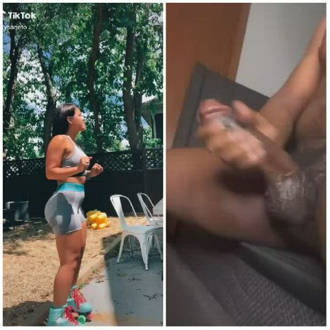 BBC BabeCock Big Ass Latina MILF Shorts Thick TikTok Workout clip