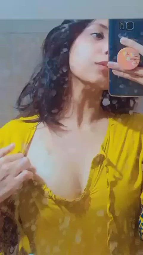 desi mirror nipslip selfie clip