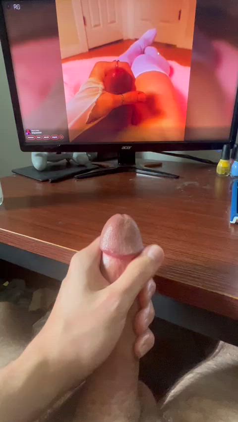 cumshot jerk off tribute clip