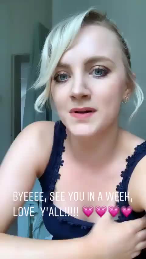 Celebrity Evanna Lynch clip