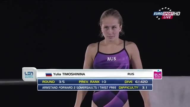 2014 European Aquatics Championships - 10m (Yulia Timoshinina, RUS)