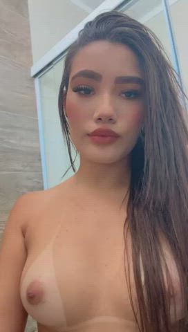 asian bathroom tits clip