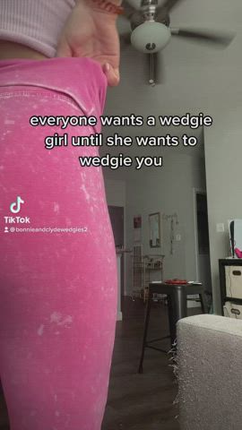 ass tiktok wedgie clip