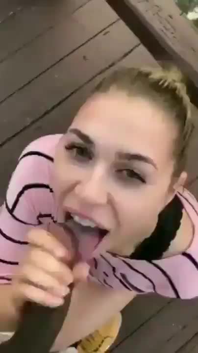Girl likes to swallow